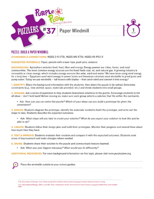 Purple Plow Puzzler Cover